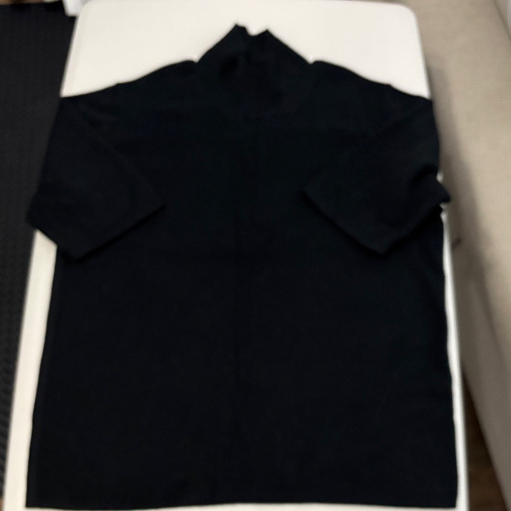 Banana Republic Elegant Black Knitwear shortsleeved